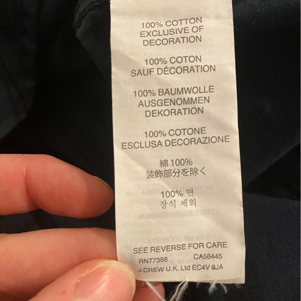 J.Crew Plaid Quarter Button Down Size 2 - Picture 5 of 7